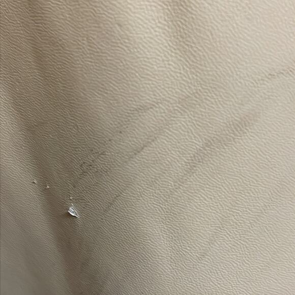 Midnight Velvet Leather Rabbit Fur Lined Hooded Jacket. XL - Picture 5 of 5